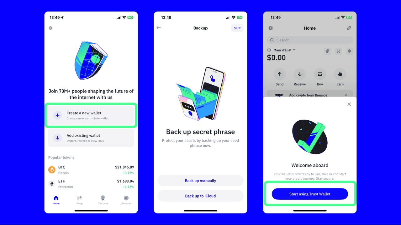 Trust冷钱包使用指南